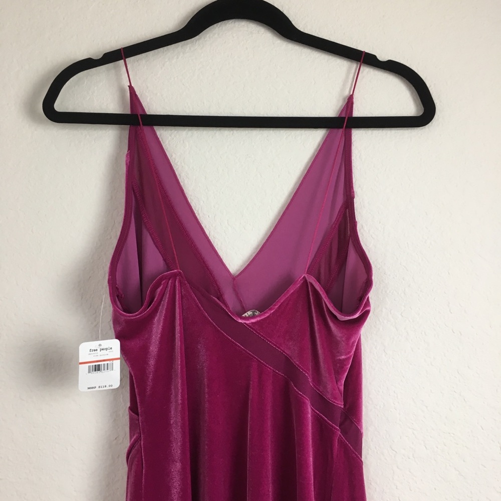 Free People Spliced Velvet Maxi Dress - Picture 8 of 8